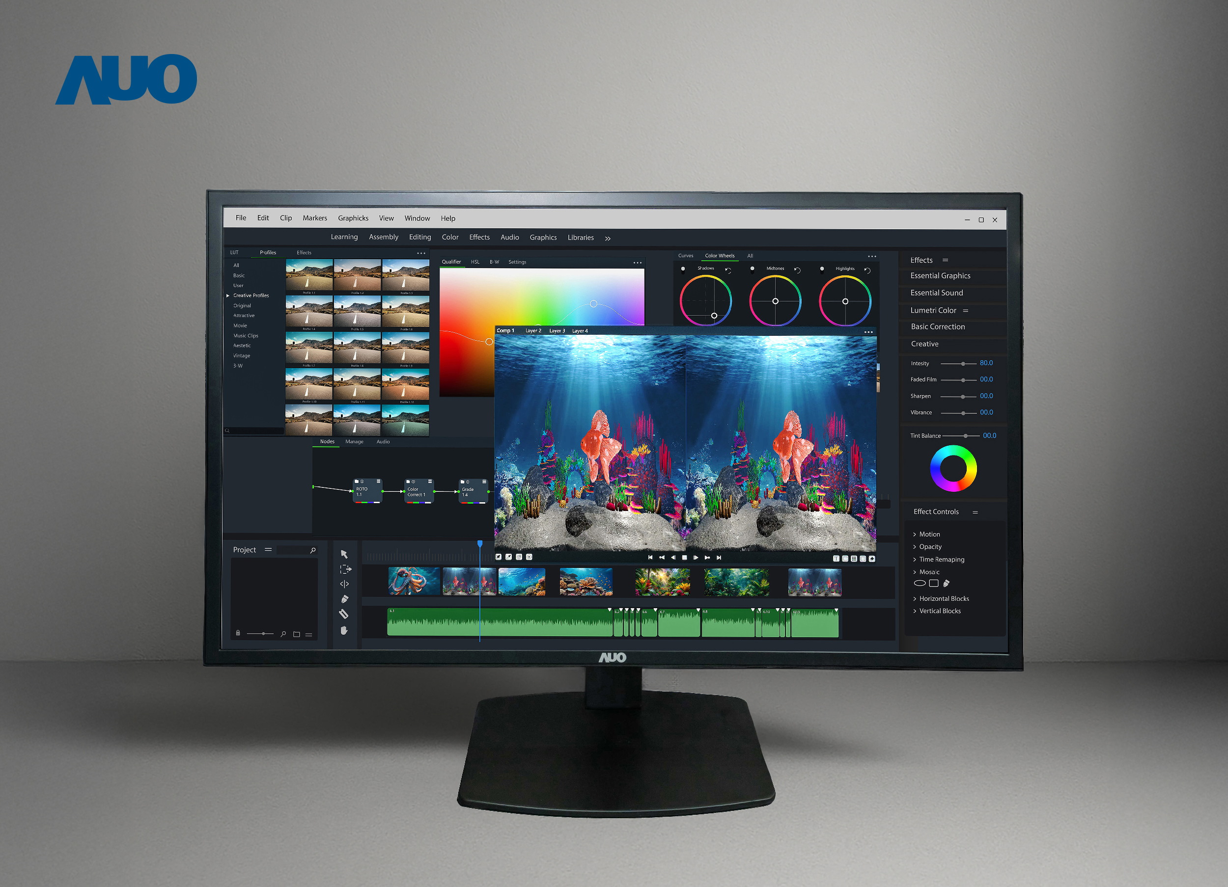友達開發32吋2D/3D專業桌上型顯示器，擁有8K4K超高解析度，並以低串擾演算法優化3D顯示效果，搭載自動眼球追蹤功能，能即時調整3D圖像，進行即時2D與3D無縫共存視窗，提供圖像設計工作者突破二維介面的嶄新工作氛圍與效率